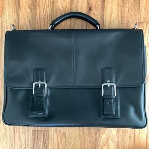 Coach leather briefcase